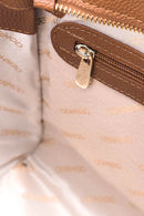 Women's Tan Faux Leather Shoulder Bag | Derimod