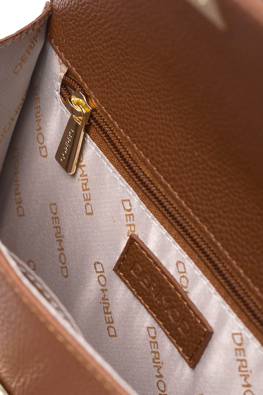 Women's Tan Faux Leather Handbag