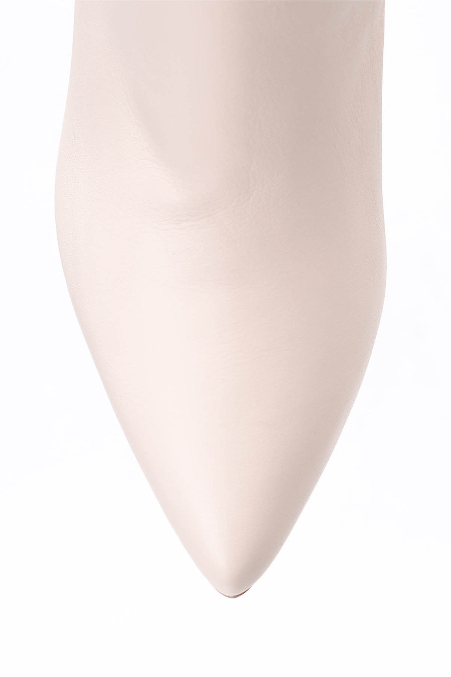 Women's Beige Leather Boots