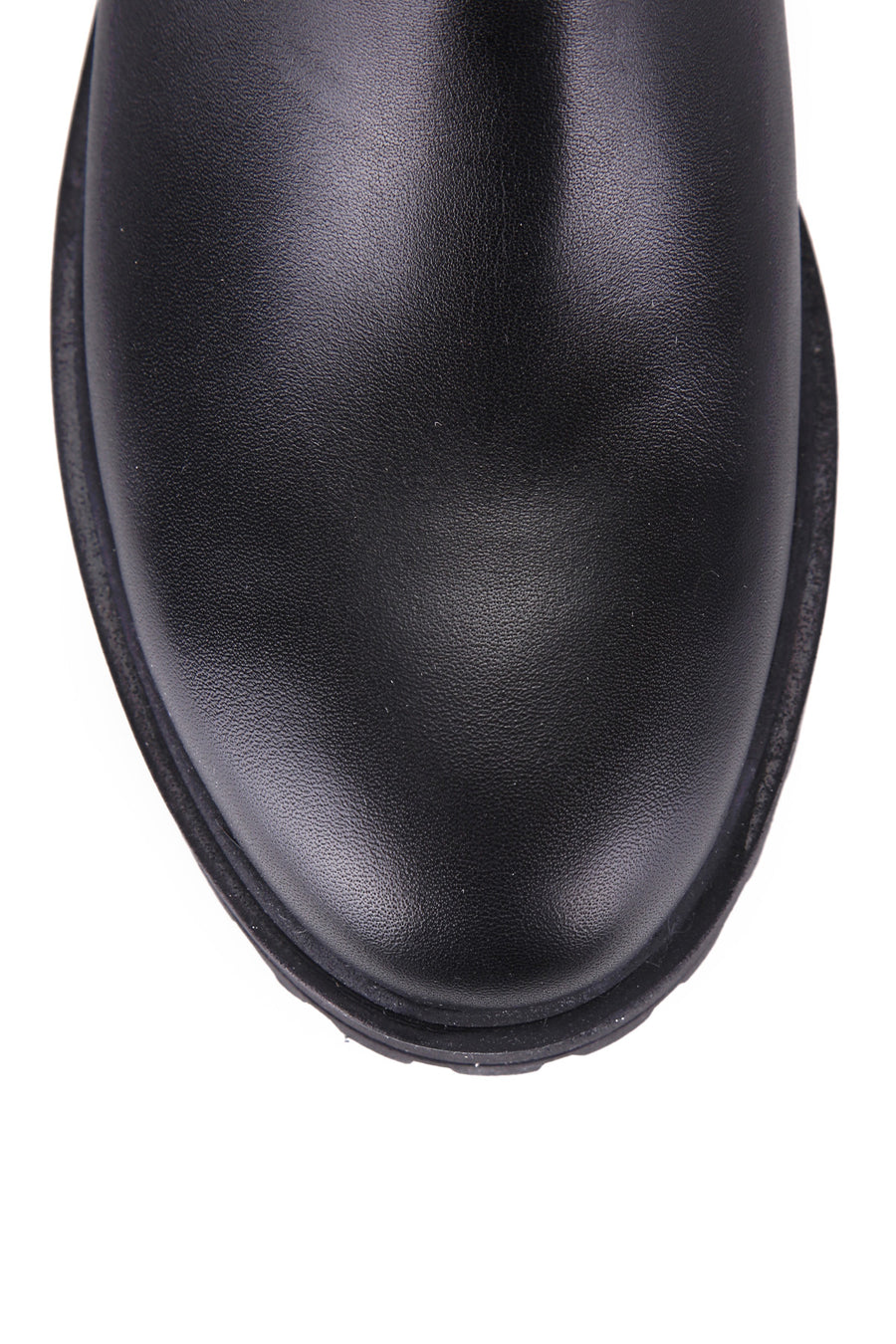 Zippered Women's Leather Boots