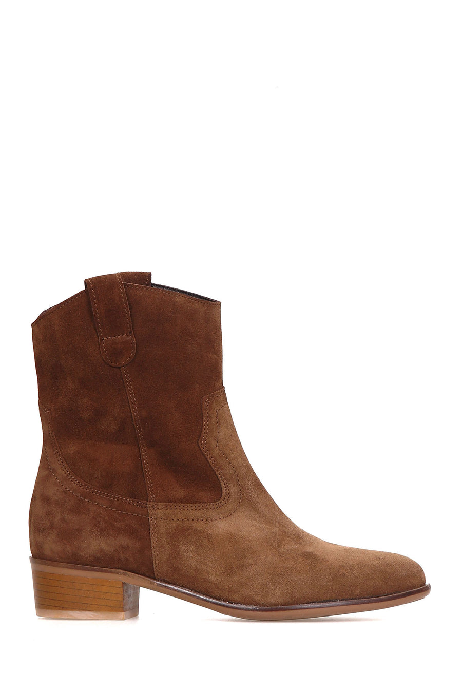 Women's Suede Leather Boots 18WFD281710 | Derimod