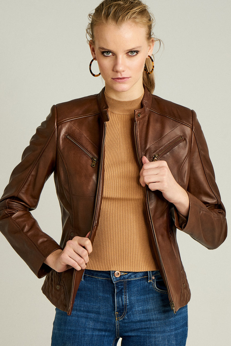 Latinia Women's Leather Jacket