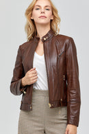 Irma Women's Brown Coat | Derimod