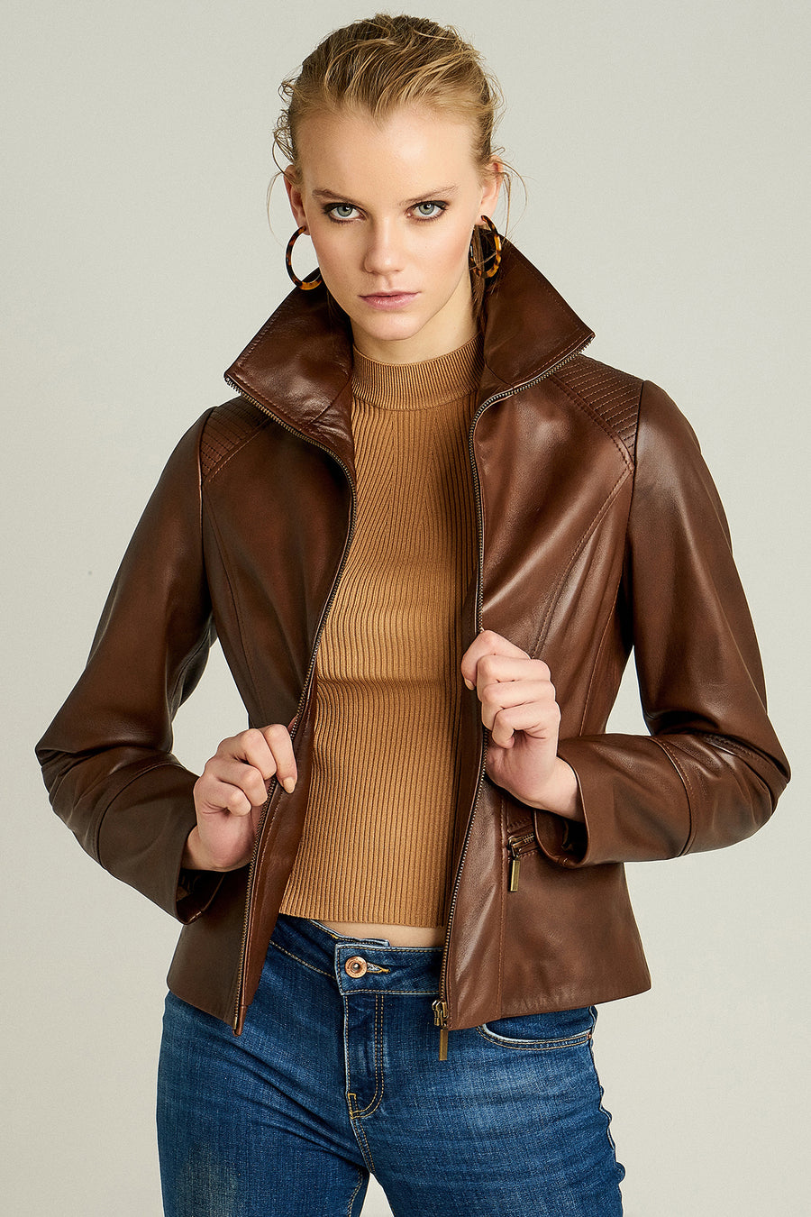 Martha Women's Leather Jacket