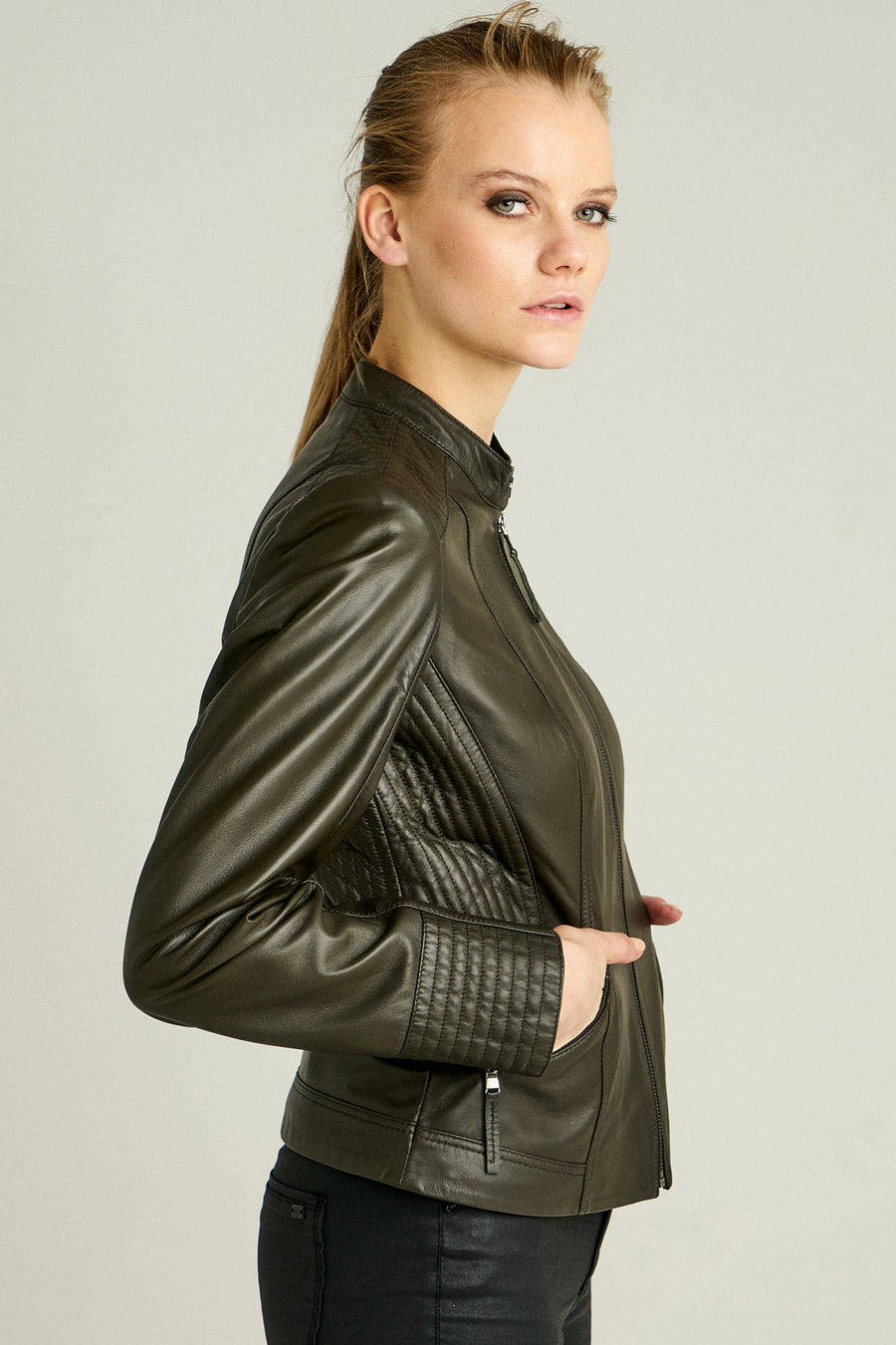 Nıta Women's Leather Jacket