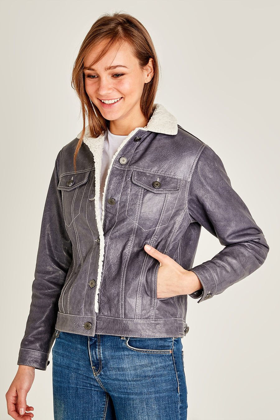 Western Women's Navy Blue Coat