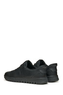 Geox Men Black U Flextrıde Plus Lace-up Leather Sneaker | Derimod