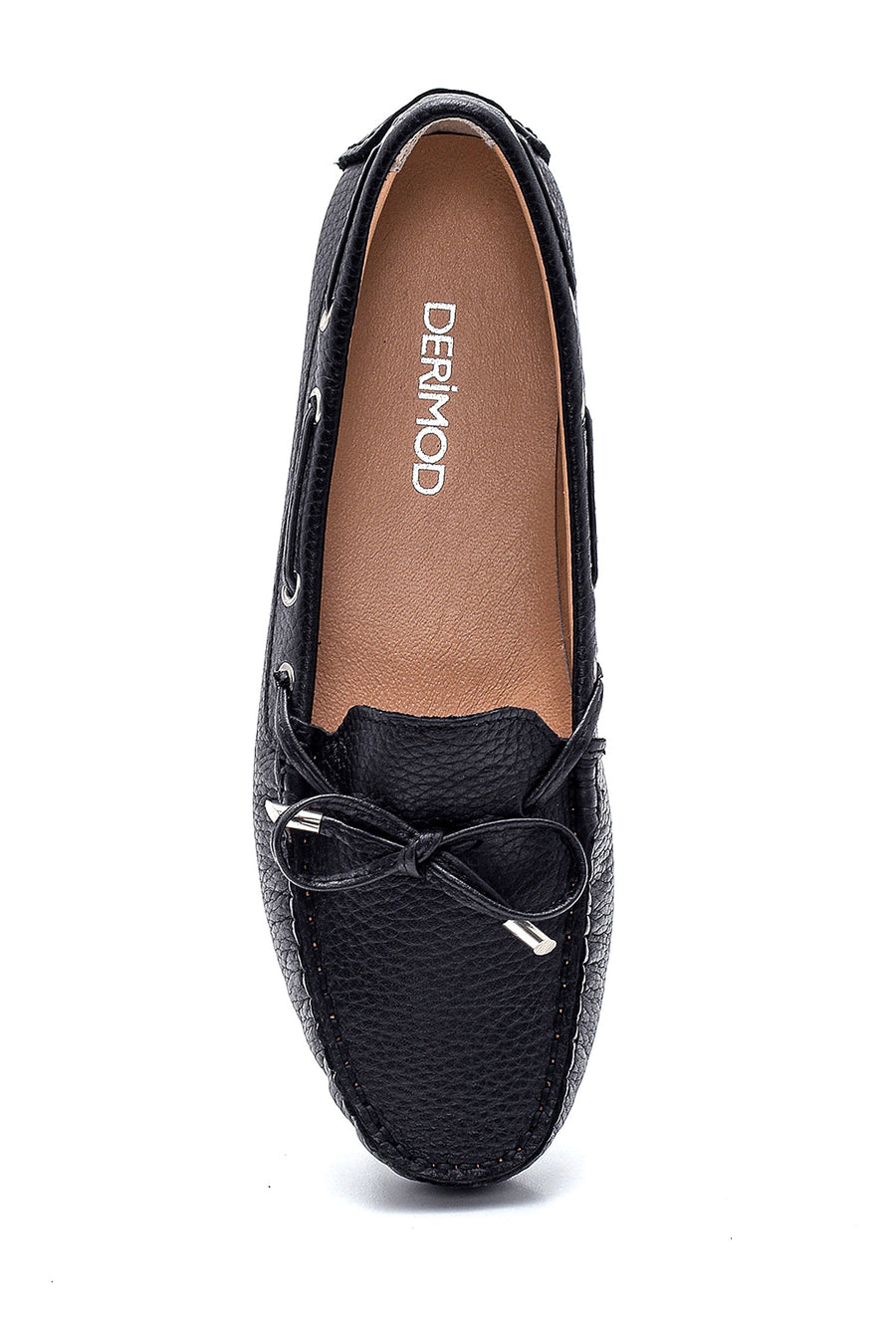 Women's Leather Bow Loafer