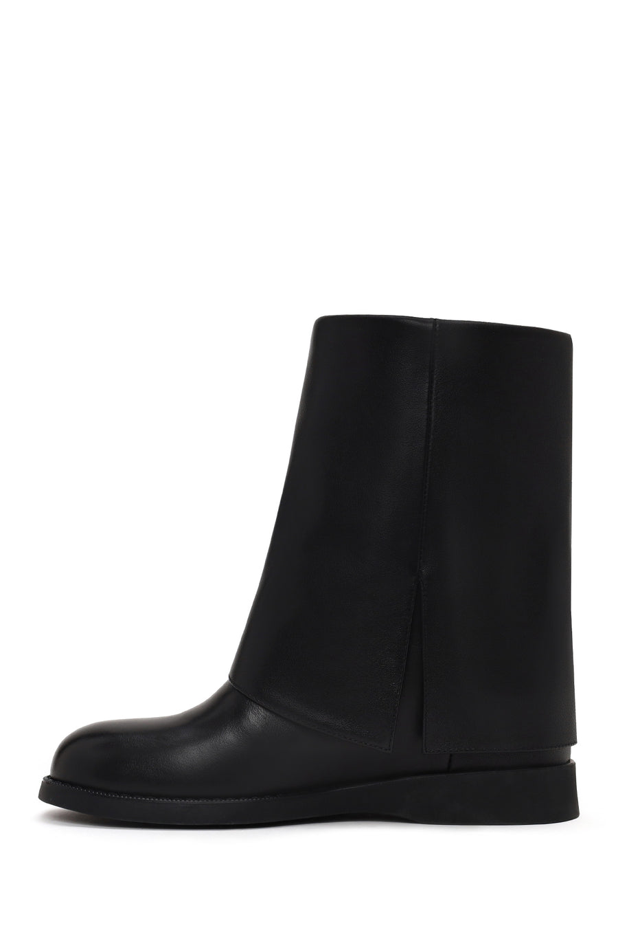 Woman Black Leather Boots