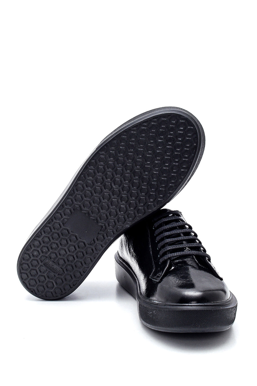 Women's Leather Patent Leather Sneaker