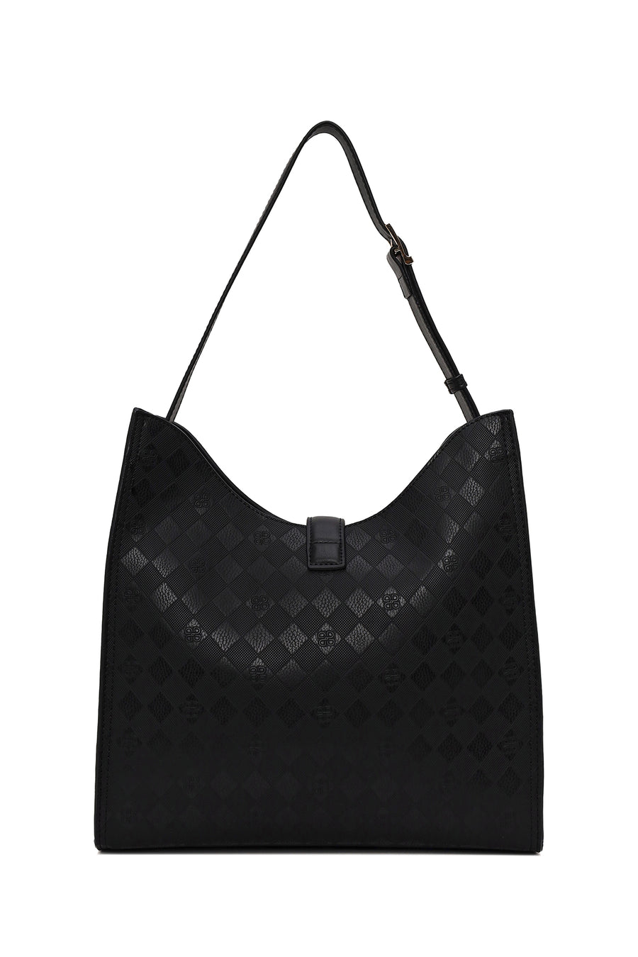 Woman Black Printed Shoulder Bag