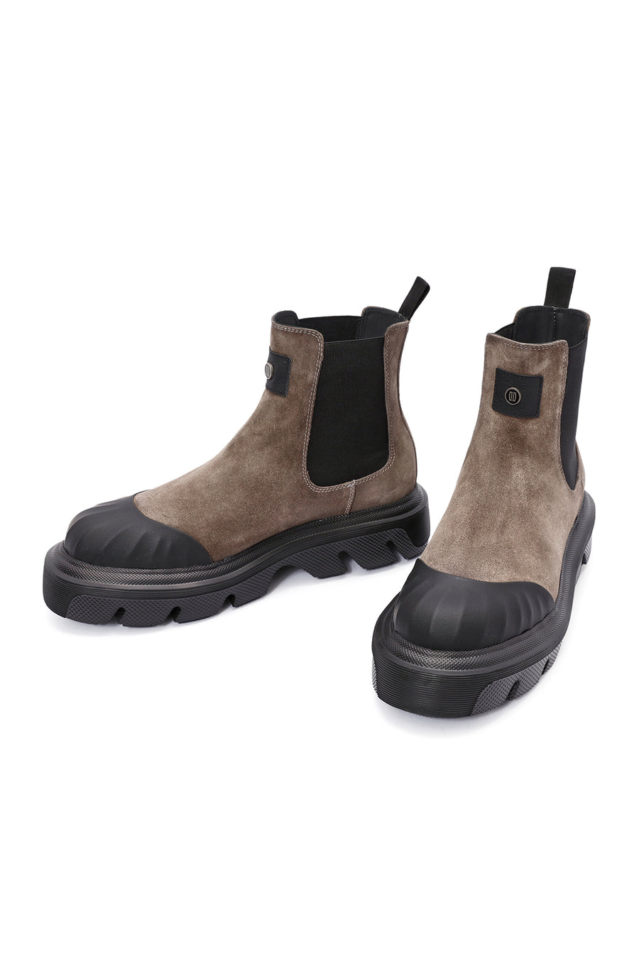 Men's Mink Thick Sole Suede Leather Chelsea Boots
