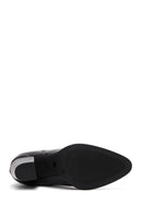 Women's Leather Heeled Cowboy Boots | Derimod