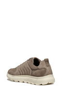 Geox Men's Mink Spherica Lace-Up Leather Sneaker | Derimod