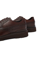 Men's Brown Lace Up Leather Casual Shoes | Derimod
