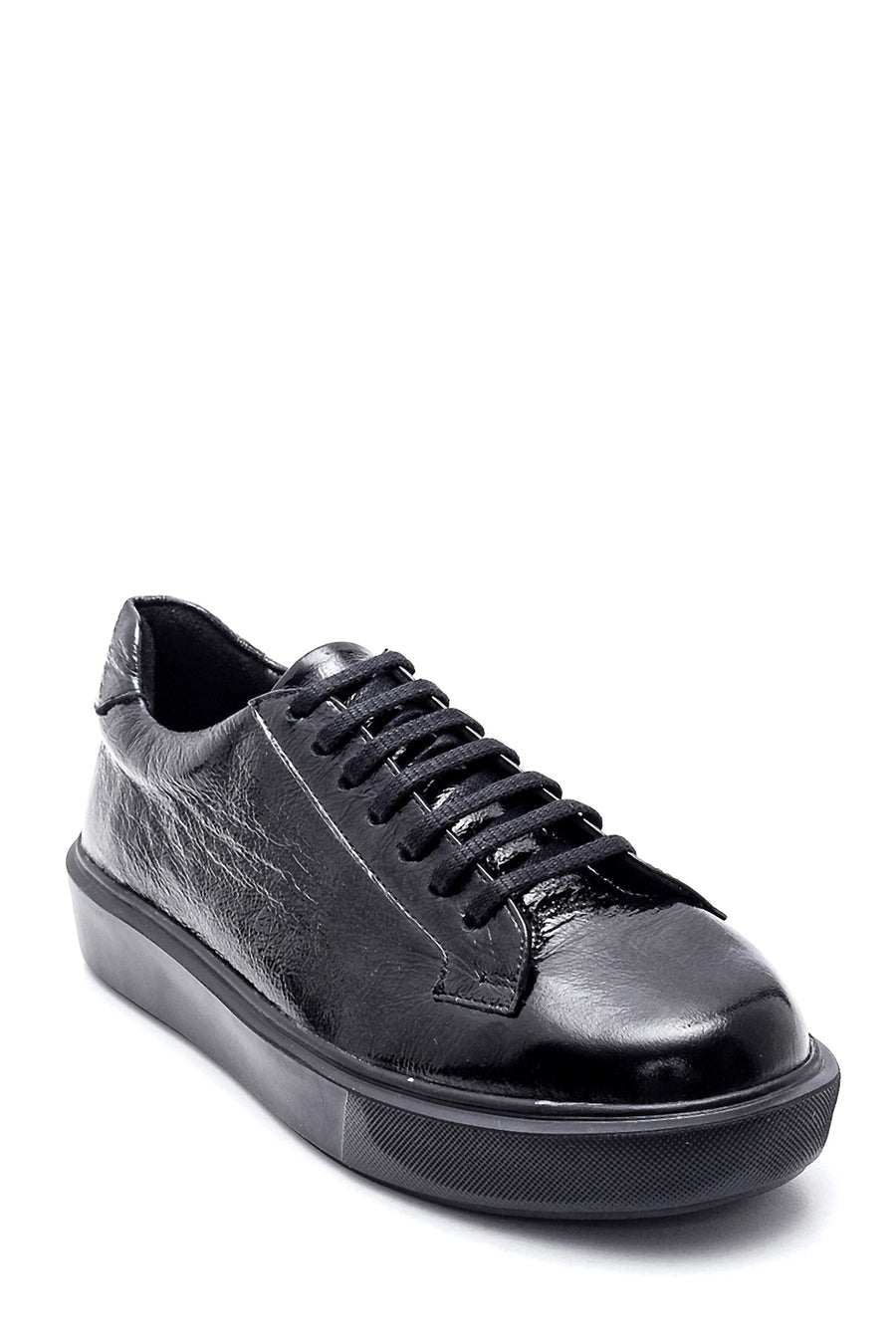 Women's Leather Patent Leather Sneaker