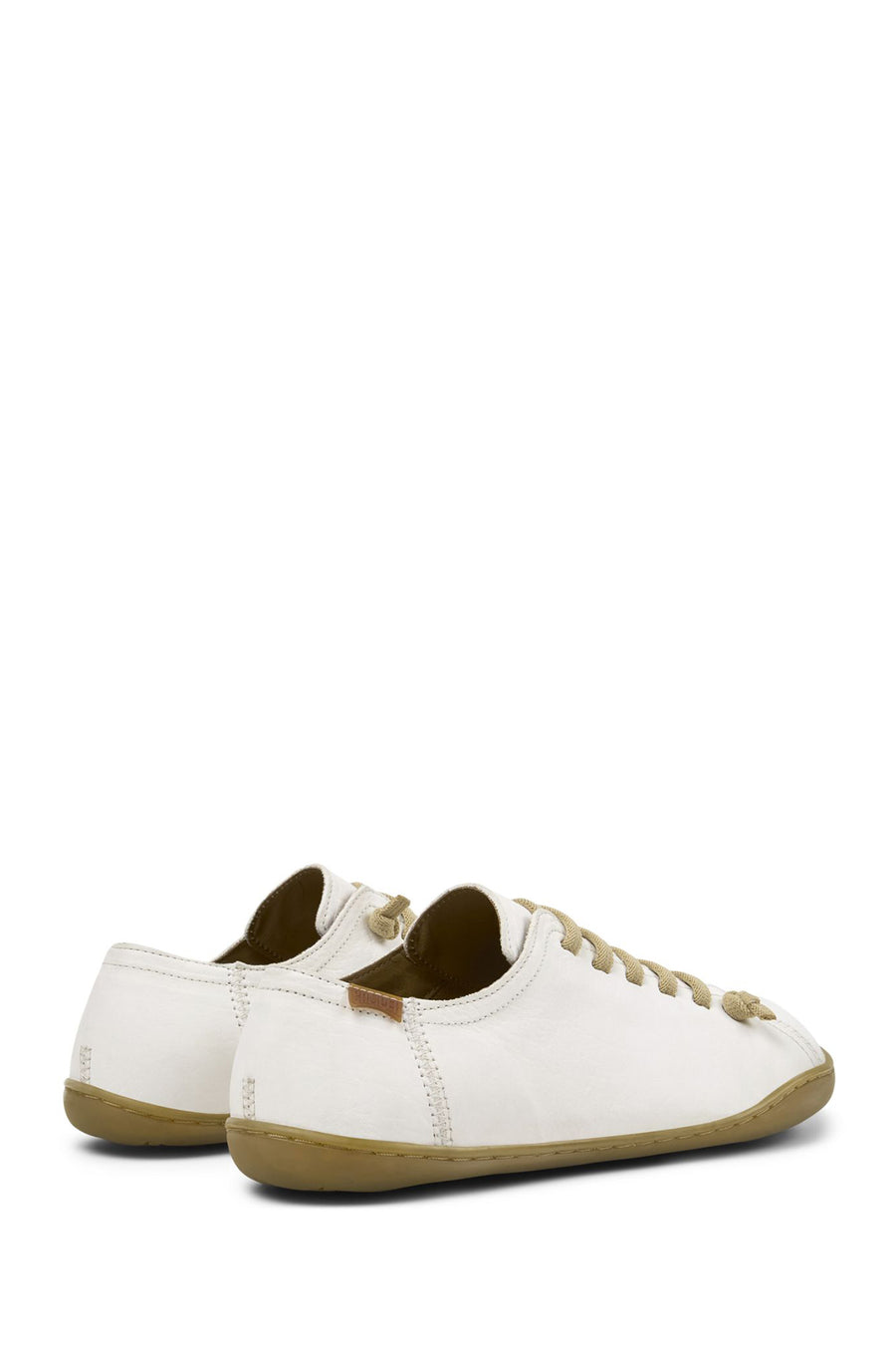 Camper Women's White Peu Laced Leather Sneaker