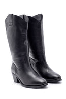 Women's Leather Heeled Boots | Derimod