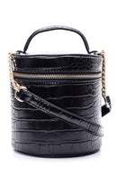 Women's Crocodile Patterned Chain Detailed Bag | Derimod