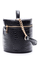 Women's Crocodile Patterned Chain Detailed Bag | Derimod