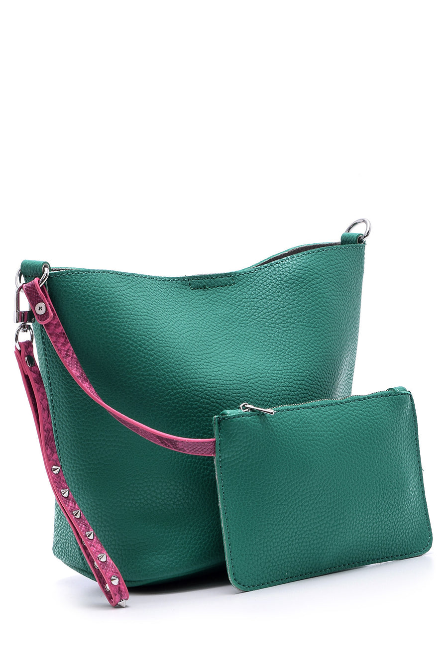 Women's Crocodile Detailed Shoulder Bag