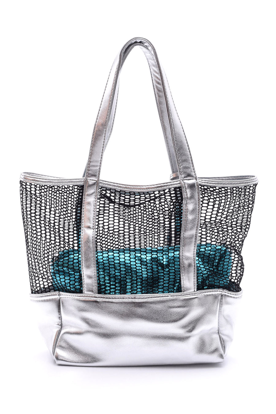Women's Black Fabric Shoulder Bag