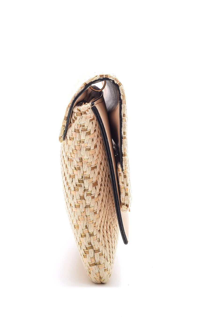 Women's Straw Portfolio Bag