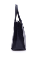 Women's Navy Blue Synthetic Leather Shoulder Bag | Derimod