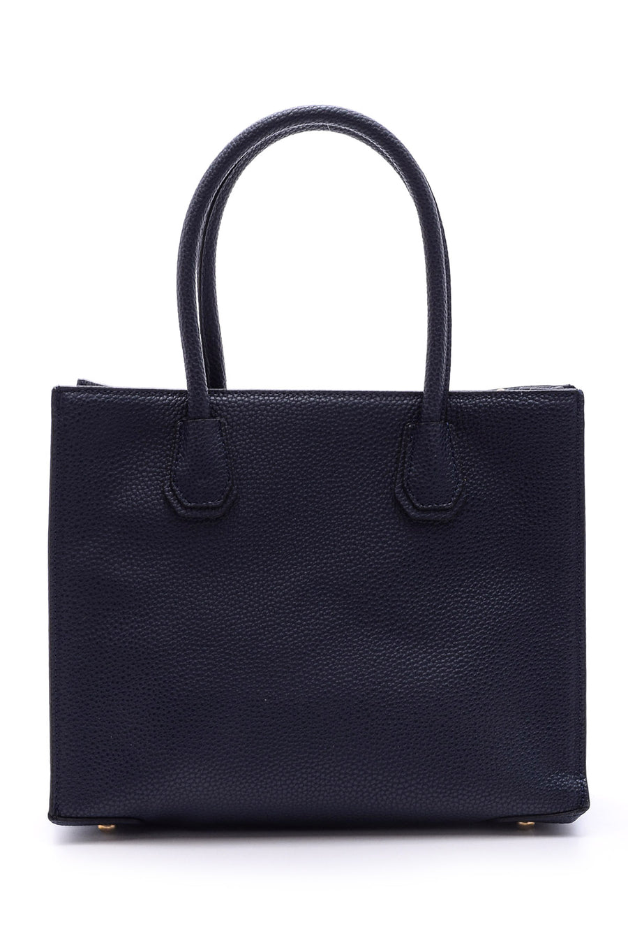 Women's Navy Blue Synthetic Leather Shoulder Bag