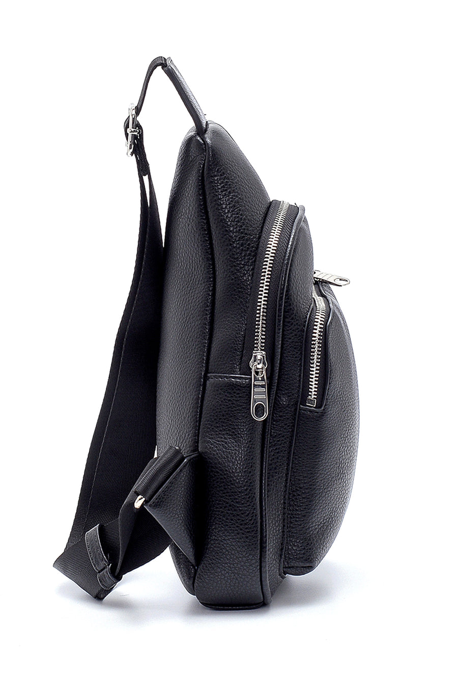 Men's Black Crossbody Bag