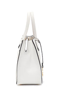 Women's White Synthetic Leather Shoulder Bag | Derimod