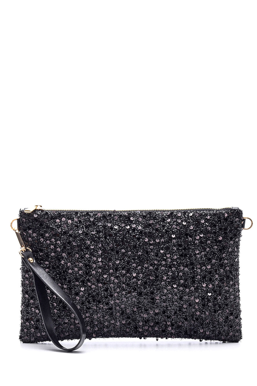 Women's Sequin Clutch Bag 19WBD240746 | Derimod