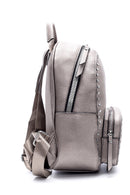 Women's Anthracite Synthetic Leather Backpack | Derimod