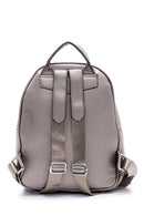 Women's Anthracite Synthetic Leather Backpack | Derimod