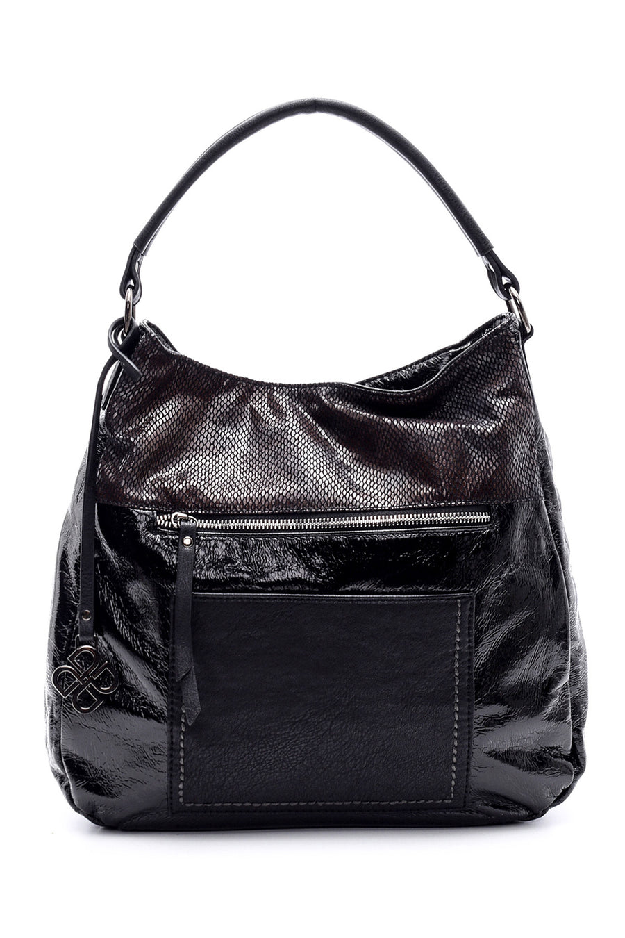 Women's Patent Leather Shoulder Bag 19WBD267014 | Derimod