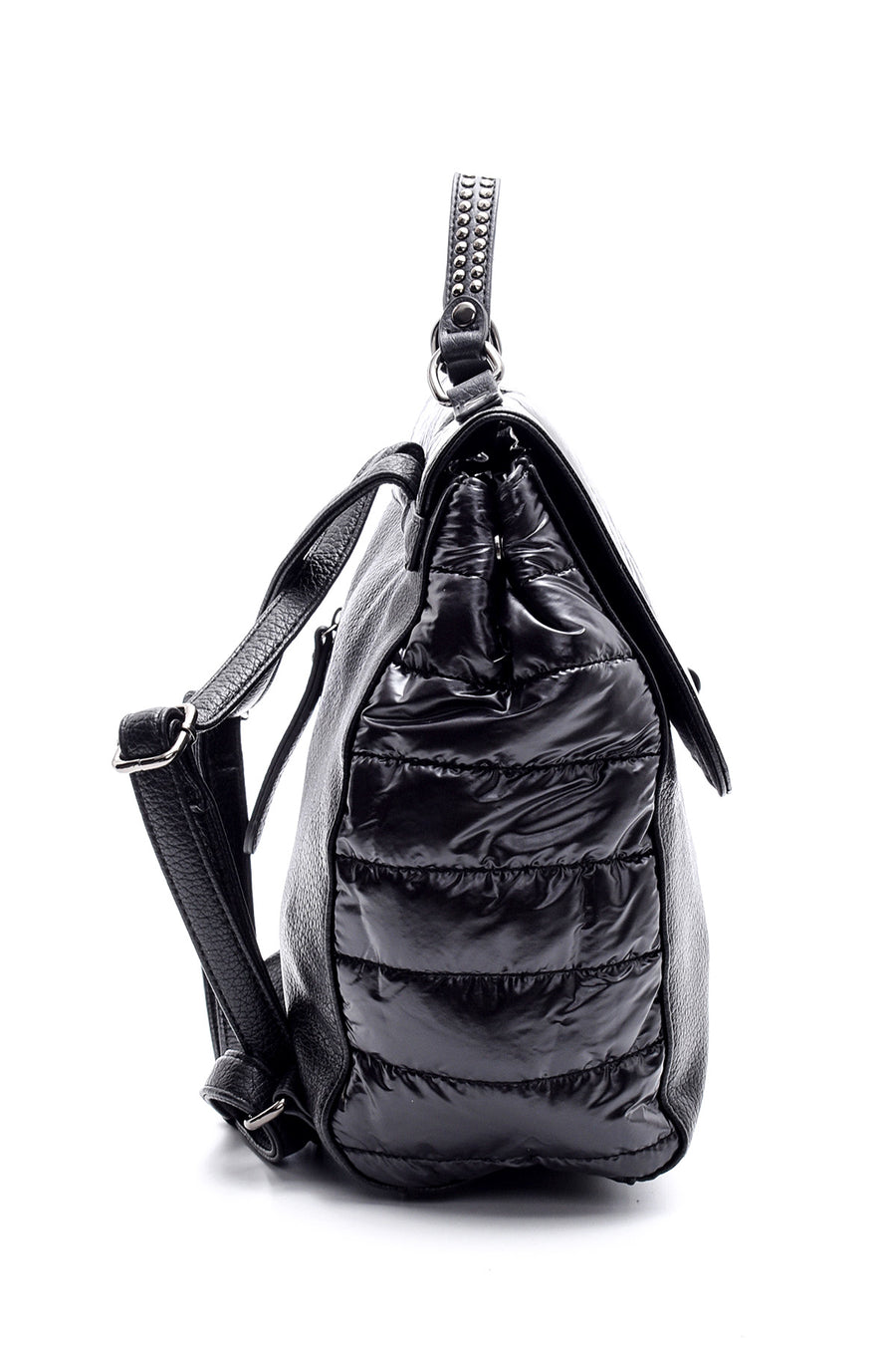 Women's Patent Leather Detailed Backpack
