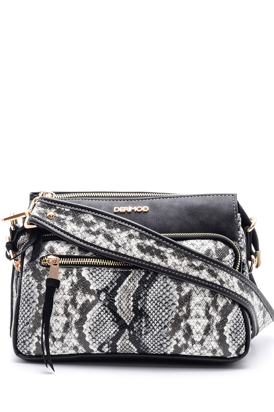 Women's Snakeskin Patterned Crossbody Bag 19WBD281014 | Derimod