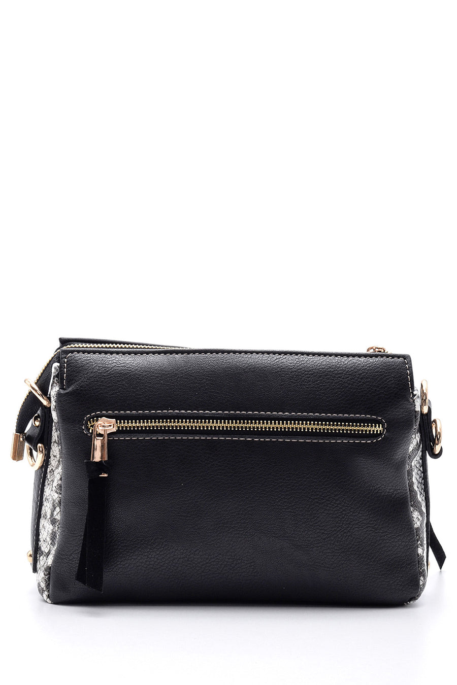 Women's Snakeskin Patterned Crossbody Bag