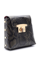 Women's Snakeskin Patterned Crossbody Bag | Derimod
