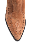 Women's Suede Leather Cowboy Boots | Derimod