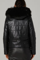 Loretta Women's Black Teddy Jacket | Derimod