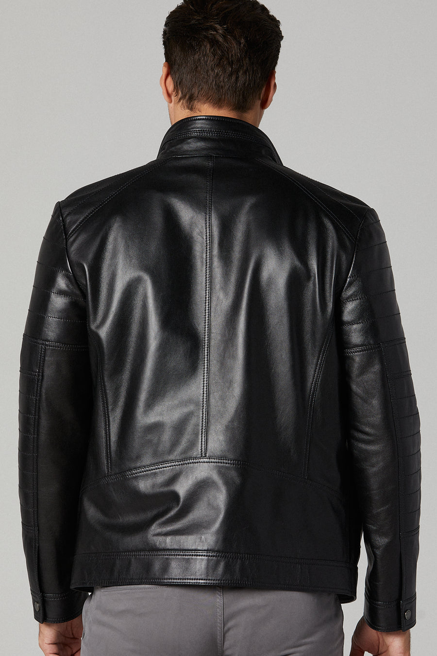 Tom Men's Black Leather Jacket