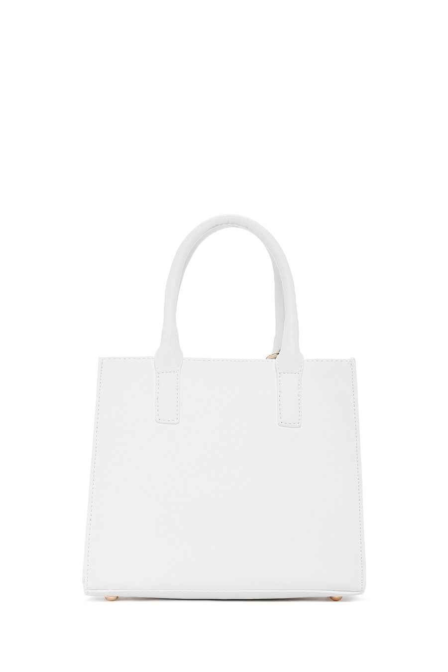 Women's White Long Strap Accessory Handbag