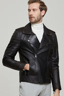 Escobar-x Men's Leather Jacket | Derimod