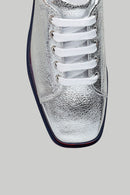 High-Sole Women's Leather Sneaker | Derimod