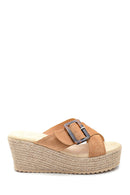 Women's Casual Wedge Heel Slippers | Derimod