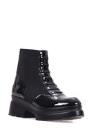 Patent Leather Detailed Women's Boots | Derimod