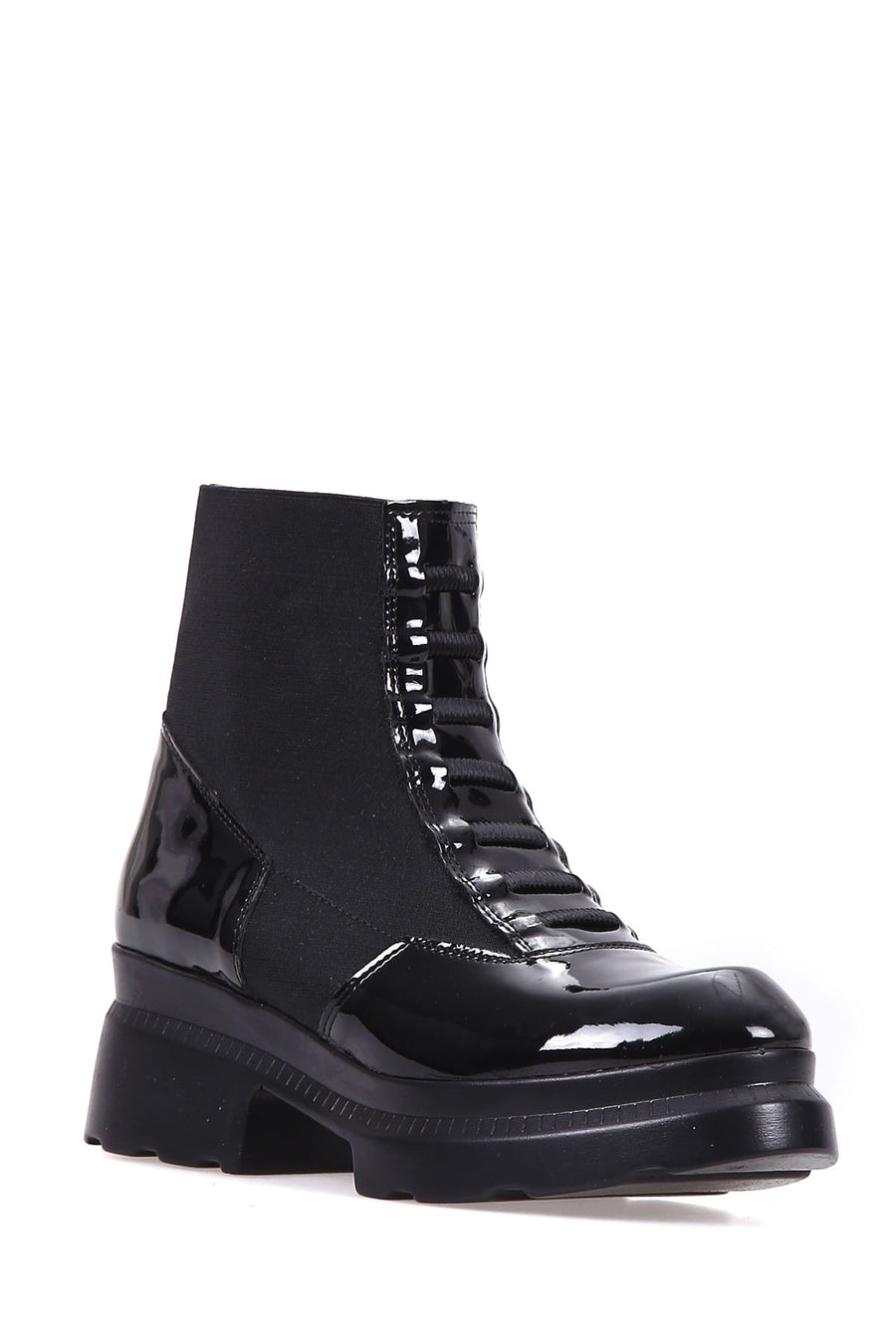 Patent Leather Detailed Women's Boots
