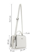 Woman White Long Strap Crossbody Bag | Derimod