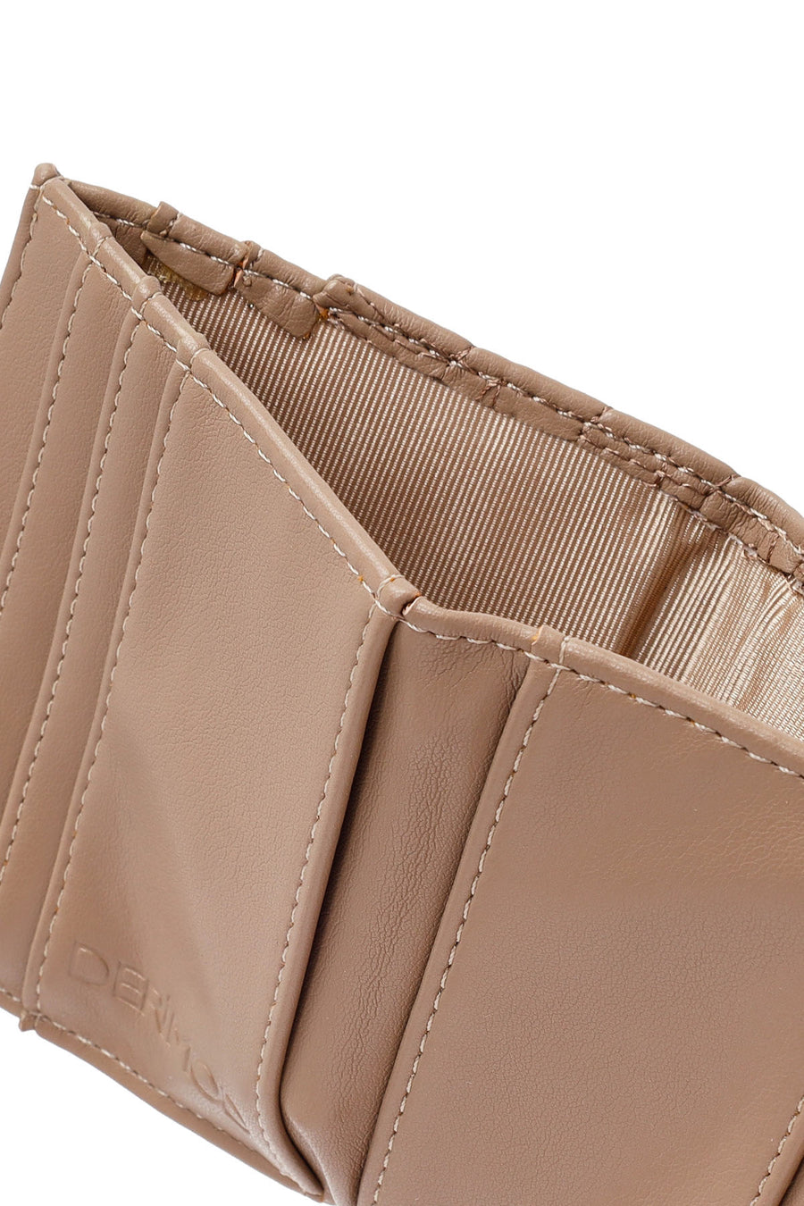 Woman Mink Quilted Card Holder